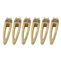 South Korea France Gold Label Cute Kitten Mimi Duck billed Clip French Versatile Caramel Hairpin Clip Side Clip