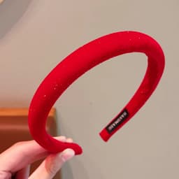 2026 New Children Red Colors Bowknot Ornament Headband Headwears Girls Fashion Acrylic Hair Hoop Headbands Kids Hair Accessories