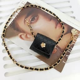 Luxury Designer Girdle Chain Belt Bag Female Mini Waistpack Versatile Purse Elegant Belt For Women Dress Jeans Waistband