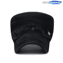 Cotton Perforated Breathable Military Academy Cadet Flat Cap Sun Hat Trucker Caps Dad Hats
