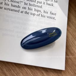 Fever blogger's same elliptical small hair clip, Korean French side clip, retro bangs clip, duckbill clip cute temperament