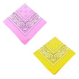 1/2pcs Men Women Cotton Bandana Hairband Cowboy Mens Biker Sports Headwear Wrist Hairwrap Single Sided Head Wrap Scarf Paisley