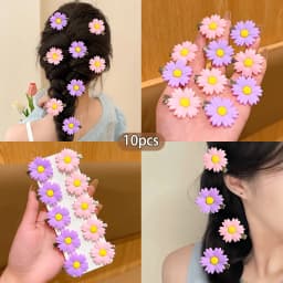 10 Sunflower Hair Clips Sweet and Stylish Flower Hair Clips Suitable for Daily Use Hair Accessories