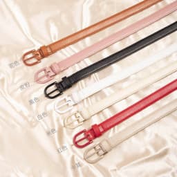 New women's spray paint buckle basic versatile women's edge-cut belt women's belt