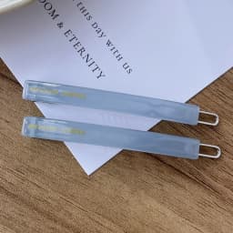 Jennie's candy colored buckle clip~South Korean France small bangs clip, broken hair clip, side clip with a straight line clip