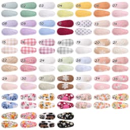 RAINBOW BOWS Wholesale Mini Cloth Water Drop BB Hair Clips for Children Hair Accessories Hairgripes 1.4inch Printe Diy Barrette