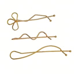 Alloy simple hair edge clip Twist clip hair accessories suitable for date shopping