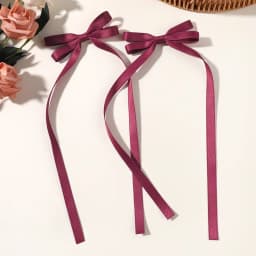 2pcs Cute Ribbon Bow Headband Long Tassel Hair Clip Women's Hair Accessories Girls Party Headwear Side Clips Wholesale