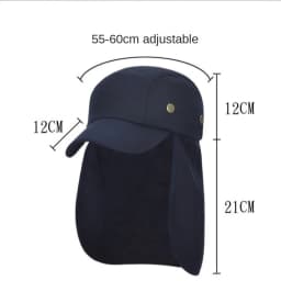 Summer Anti-UV Sun Hat With With Neck Protection Shawl Outdoor Mountaineering Fishing Baseball Cap Casual Peaked Cap For Travel