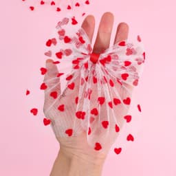 2Pcs Tulle Heart Bow Hair Clip Elegant Lace Love Hairpins Sweet Barrette For Girls Kids Children Fashion Headdress Accessories