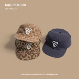 Niche Flat Top Baseball Cap Flat Brim Sunshade Street Retro Duckbill Cap