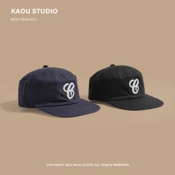 Niche Flat Top Baseball Cap Flat Brim Sunshade Street Retro Duckbill Cap