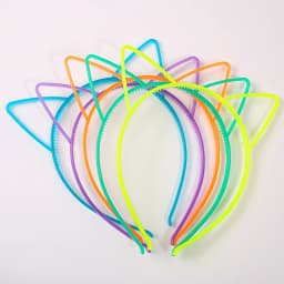 5PCS Girls Noctilucent Cat Ear Headbands Women Headband Plastic Teeth Hairbands Kids Family Decoration Party Hair Accessories