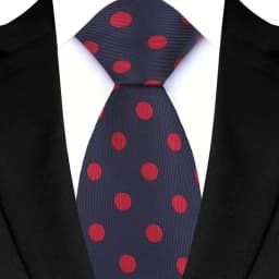 Vintage 8CM Necktie Fashion Man's Tie Polka Dots Wedding Neckties For Men Neck tie Unisex Dress Shirt Collar Neckwear Cravat