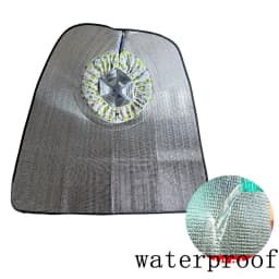 Sun & Rain Protection Hooded Cape - Breathable UV Hat for Farming/Gardening - One piece outdoor hat Fishing cap