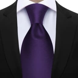 Solid Tie 6cm Necktie For Men Fashion Wedding Ties Slim Purple Classic Neckties Men Business Jacquard Woven Classic Gravats