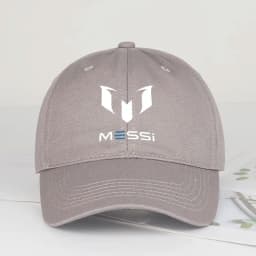 MESSI Printed Soft-Peak Baseball Cap – Unisex, Breathable and Adjustable – Perfect for Soccer Fans, Sports, and Fishing