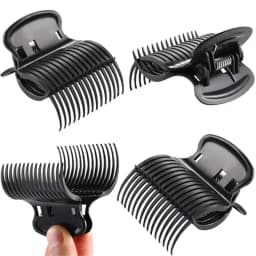 12pcs/set Hair Curler Claw Clips Hot Roller Clips Heatless Replacement Salon Insulation Clip Professional Hair Styling Tool