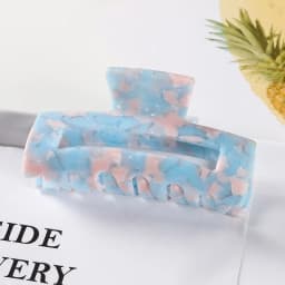 Fashion Acetate Acrylic Hair Claw Elegant for Women, Thick Hair Aesthetic Hair Claw, Party Wedding Gift Evening Date Cute