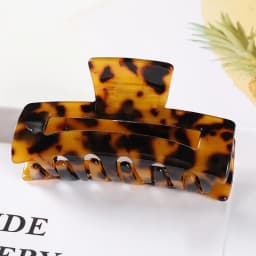 Fashion Acetate Acrylic Hair Claw Elegant for Women, Thick Hair Aesthetic Hair Claw, Party Wedding Gift Evening Date Cute
