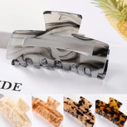 Fashion Acetate Acrylic Hair Claw Elegant for Women, Thick Hair Aesthetic Hair Claw, Party Wedding Gift Evening Date Cute