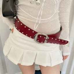 Heavy-Duty Designer Wide Women's Belt Gothic Punk Style Rivet Waist Belt American Y2k Dress Jeans Belt Streetwear