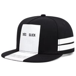 New TRES SLICK Striped Flat Edge Hat Street HipHop Hat Outdoor Leisure Decorative Hat Sunshade Hat Male Female Same Baseball Hat