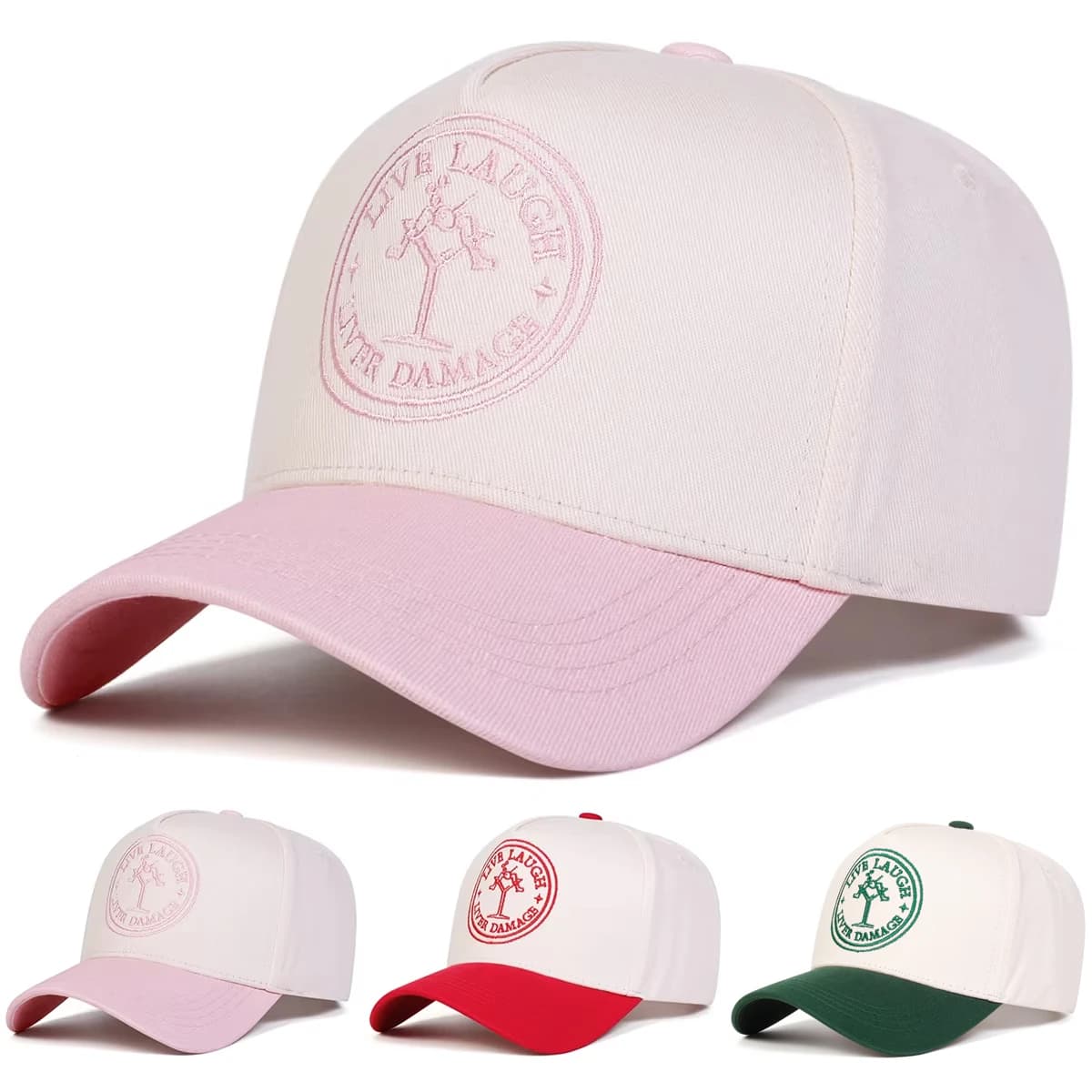 Unisex Letter Embroidery Baseball Caps Spring and Autumn Outdoor Adjustable Casual Hats Hip Hop Hat Sunscreen Hat Sports Cap