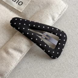Cute Polka Dot Triangle Hair Clip for Girls, New Fabric Hair Accessories for Bangs and Side Hair, Lovely Hairpin Headwear