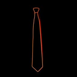Retro Fashion Casual Suits Party Wedding EL Wire Neon Business Gift Luminous Tie LED Tie Glowing Tie Neck Ties