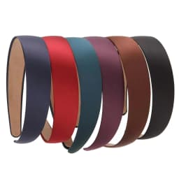 1/3/6Pack Satin Headband 1.2Inch Wide Women Girl NonSlip Fashion HairBand Diy Holiday Accessories Diademas Coreanas Para Mujer