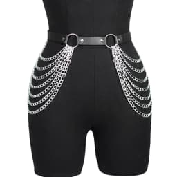 1PC Fashion Belt Female Street Style Waist Chain Tassels Belt Adjustable Casual Decorative Chain Gothic Clothing Accessories