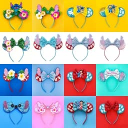 Pixar Inside Out 2 Hairbands Disney Joy Ear Headband For Adults Envy Bows Women Anxiety Hair Accessories Kids Girls Holiday Gift