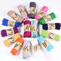 Women Style Windproof Scarf Shawls Wraps Solid Color Cotton Warm Scarves Winter Spring Gift