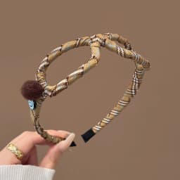 Fashionable Western style eyeglass frame headband for women high skull top anti slip headband niche high-end hair accessory