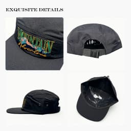 Sunshade Quick-dry Breathable Peaked Caps Versatile Flat Eave Fashion New Men Women Mountain Letters Embroidery Baseball Hats