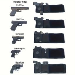 Men's Concealed Carry Tactical Belt - Ideal for Outdoor Hunting/Fitness, with Gun Holster and Hidden Phone Pouch