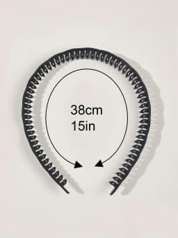 4Pcs Autumn Winter Simple Brown Comb with Teeth Hairband NonSlip Hair Hoops Taming Flyaways Headband Wash Face Hair Accessories