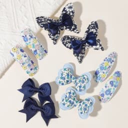 10/11Pcs 2Styles Girls Butterfly Hair Clips BB Clips Handmade Barrettes Kids Newyear Atmosphere Gifts Hair Accessories for Baby