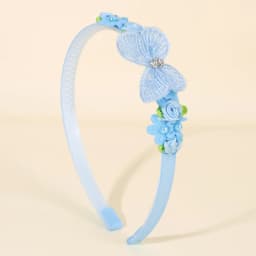 1Pcs Children Butterfly Headband Lace Flower Headpiece for Girls Daily/party Cute Hair Accessories,available in Multiple Colors