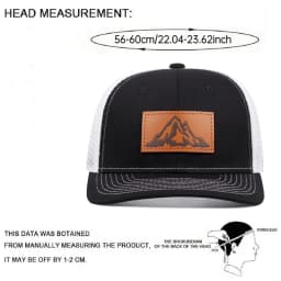 2025 Fashionable and Simple New Mesh Hat Richardson Label Mountain Printed Flat Edge Baseball Hat Outdoor Leisure Sunshade Hat