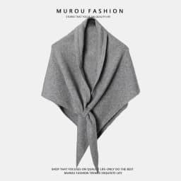 New Fashion Triangle Scarf Shawl Women's Neck Wrap Wool Blended Female Thickened Warm Shoulder Shawl Winter Gift High Quality