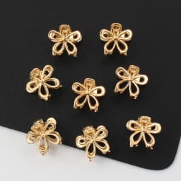 10pcs Metal Flower Hair Clip Mini Braid Hair Hairpin Small Claw Clip Women Girls Hair Accessories Headwear