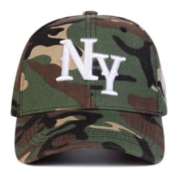 Unisex NY Letter Embroidery Camouflage Baseball Caps Spring Autumn Outdoor Adjustable Casual Hats Sunscreen Hat Sports Cap