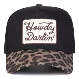 Unisex HOWDY DARLIN Letter Embroidery Baseball Caps Spring and Autumn Outdoor Adjustable Casual Hats Sunscreen Hat Sports Cap