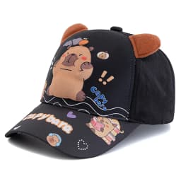 Hot Sale Children's Cartoon 3D Capybara Printed Cap Boys Girls Outdoor Sunshade Cute Kapibala Hat Lovely Kids Baseball Cap