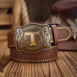 A Western-Style PU Leather Belt for Both Men and Women, A Classic and Casual Retro Belt