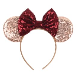 2026 Leopard Mouse Ears Headband Girls Cosplay Trendy 5"Bow Hairband Festival Birthday Party DIY Hair Accessories Gifts