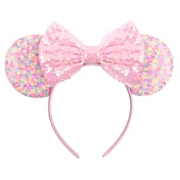 2026 Leopard Mouse Ears Headband Girls Cosplay Trendy 5"Bow Hairband Festival Birthday Party DIY Hair Accessories Gifts