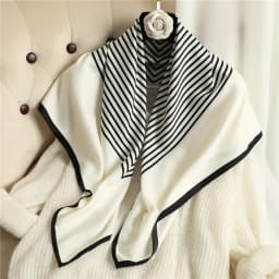 Luxury 90cm Twill Square Scarf For Women Spring Print Hair Band Hijab Foulard Sunsceen Neckerchief Shawl Wraps Echarpe